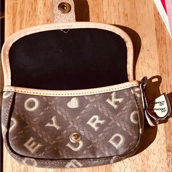 COPY - Dooney & Bourke Leather Brown Wristlet - Picture 8 of 9
